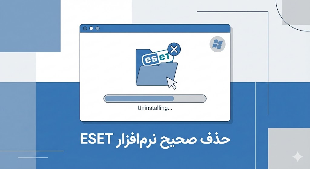 آموزش گام‌به‌گام حذف آنتی‌ویروس ESET و آزادسازی لایسنس بعد از تعویض ویندوز!